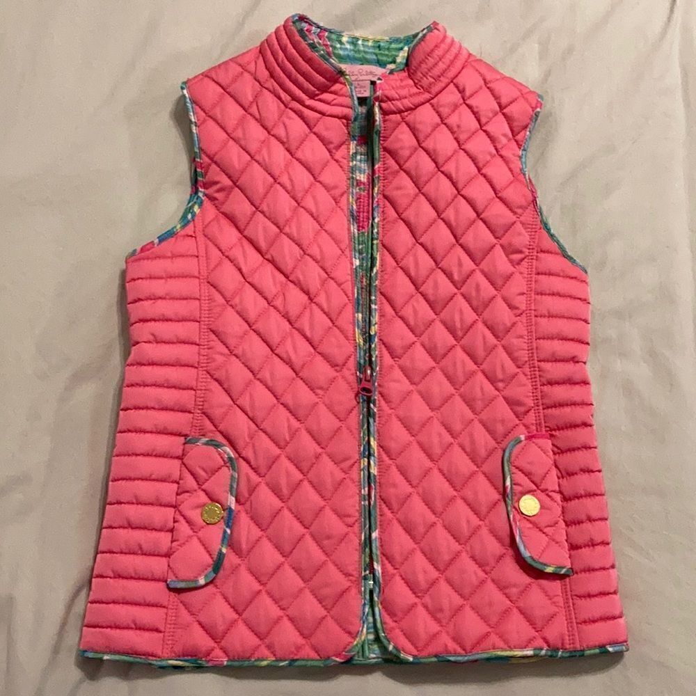 Lilly Pulitzer Vest Sz L 8-10